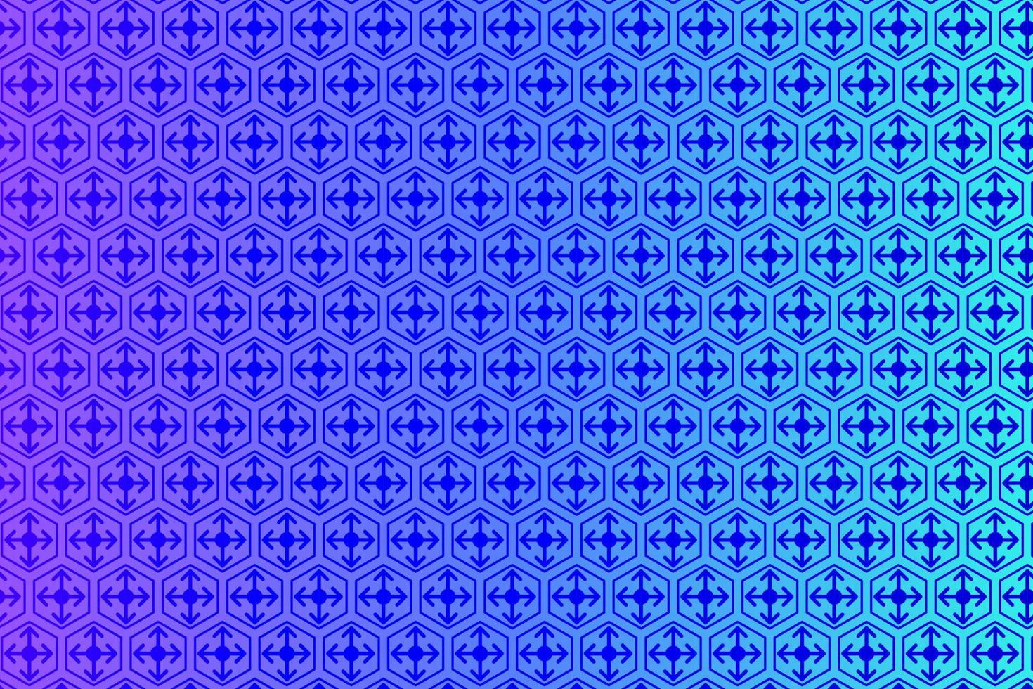 pattern with geometric elements in blue tones gradient abstract pattern vector background for design