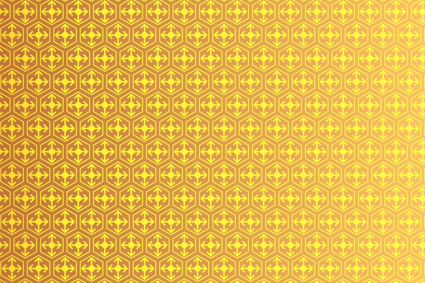 pattern with geometric elements in golden yellow tones gradient abstract pattern vector background for design