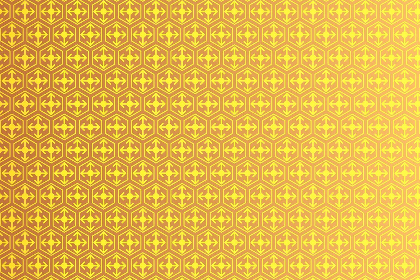 pattern with geometric elements in golden yellow tones gradient abstract pattern vector background for design