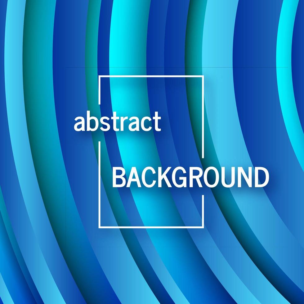 Trendy geometric blue background with abstract circles shapes. Card design. Futuristic dynamic pattern. Vector illustration