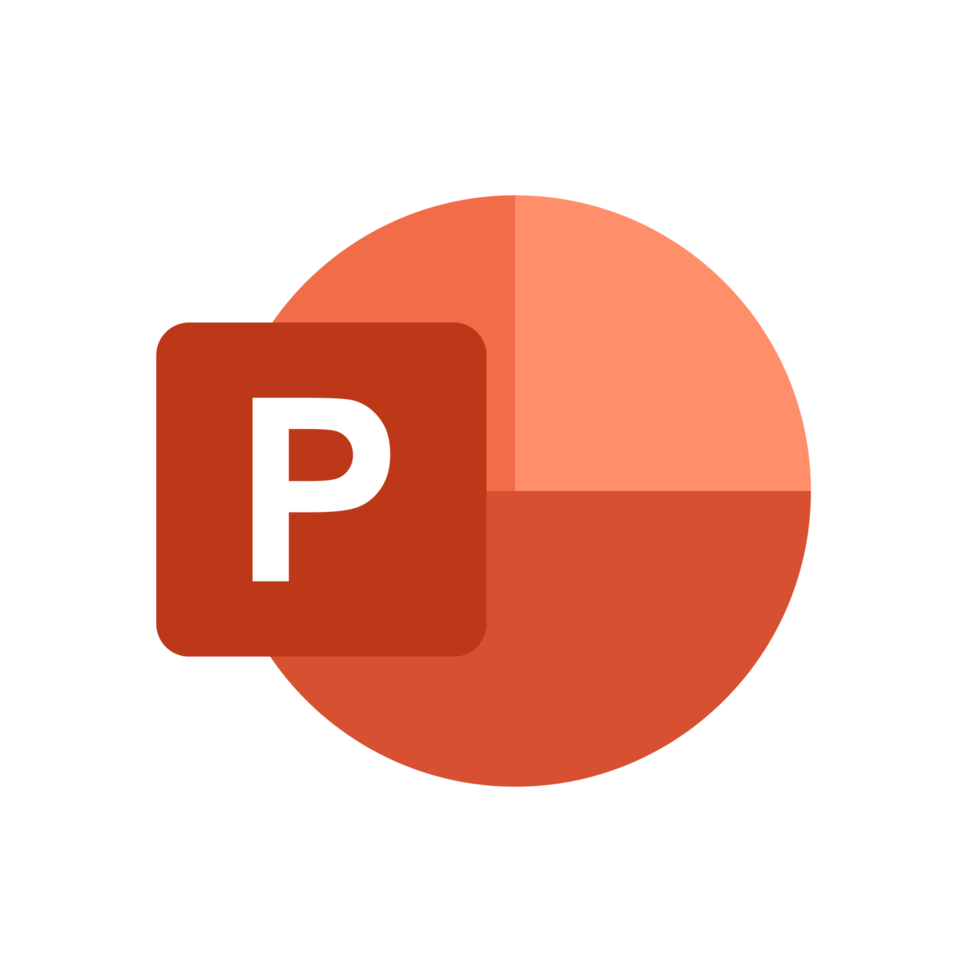 Microsoft power point mobile apps logo png