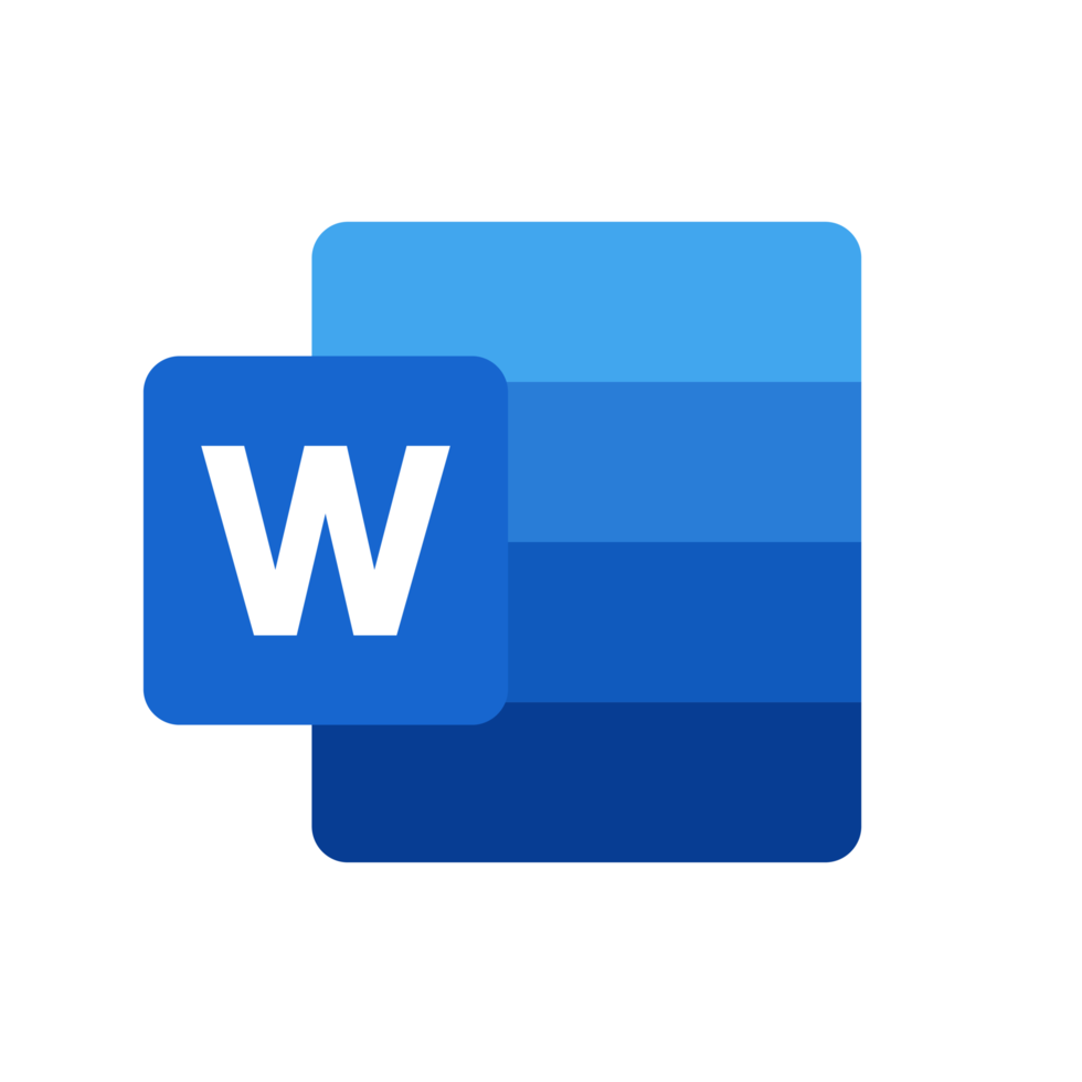 logo des applications mobiles Microsoft Word png