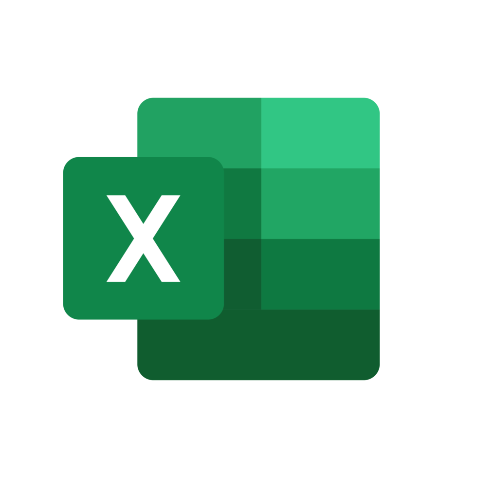 microsoft excel mobile apps logo png