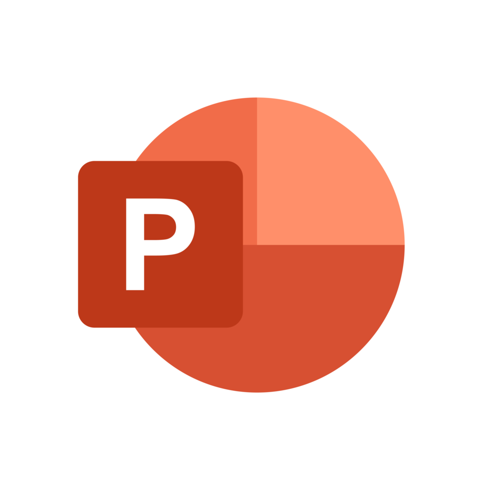 Microsoft power point mobile apps logo png