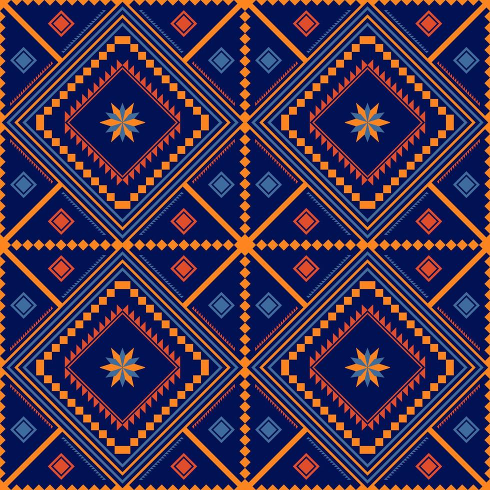 Abstract ethnic geometric pattern design for background or wallpaper.  Ethnic geometric print pattern design Aztec repeating background texture for fabric, cloth design, wrapping, fashion elements. vector