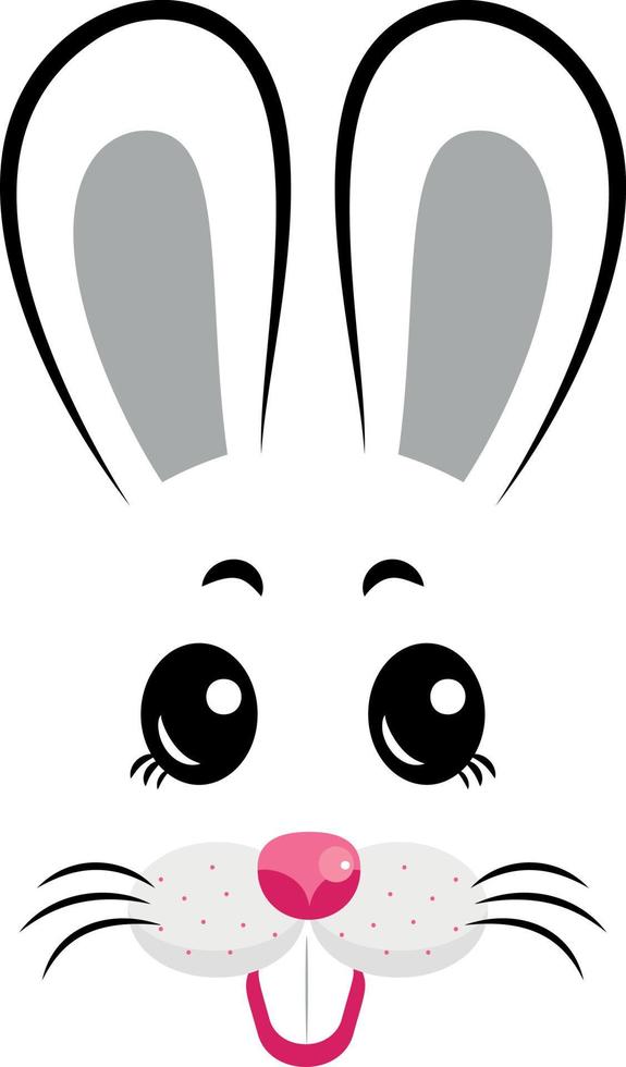 The rabbit is the symbol of 2023. Vector illustration