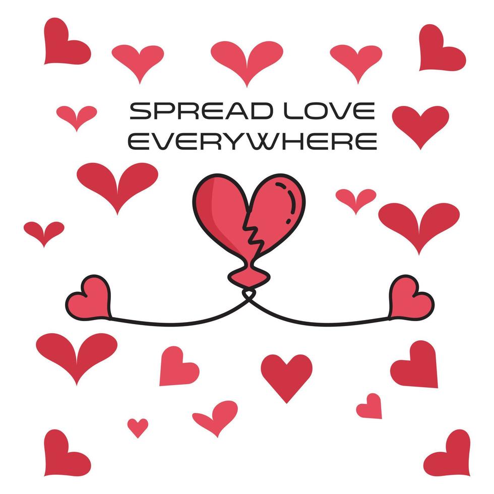 Love icon sets with couple symbol vector