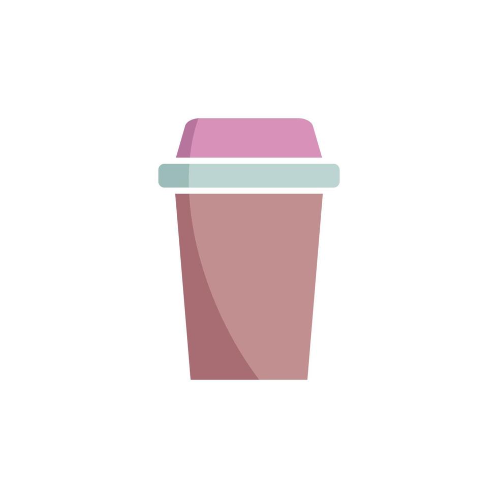 Disposable cup icon vector design templates