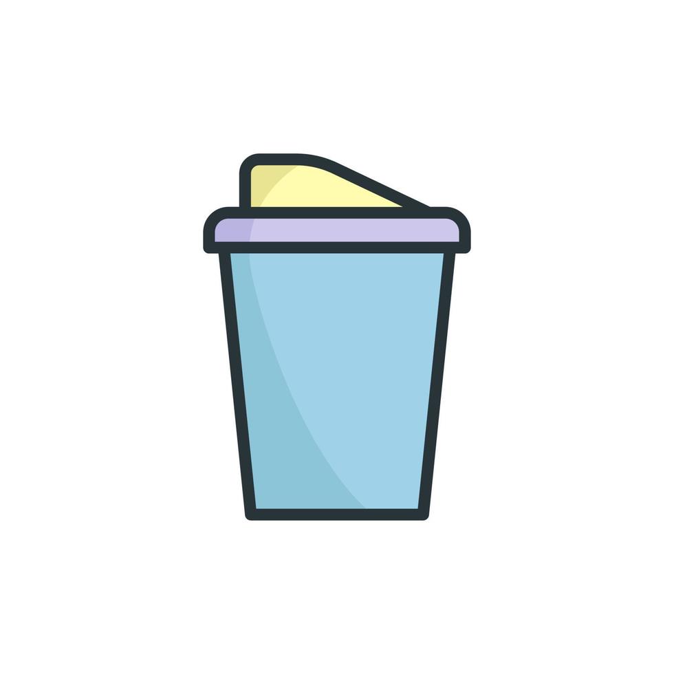 Disposable cup icon vector design templates