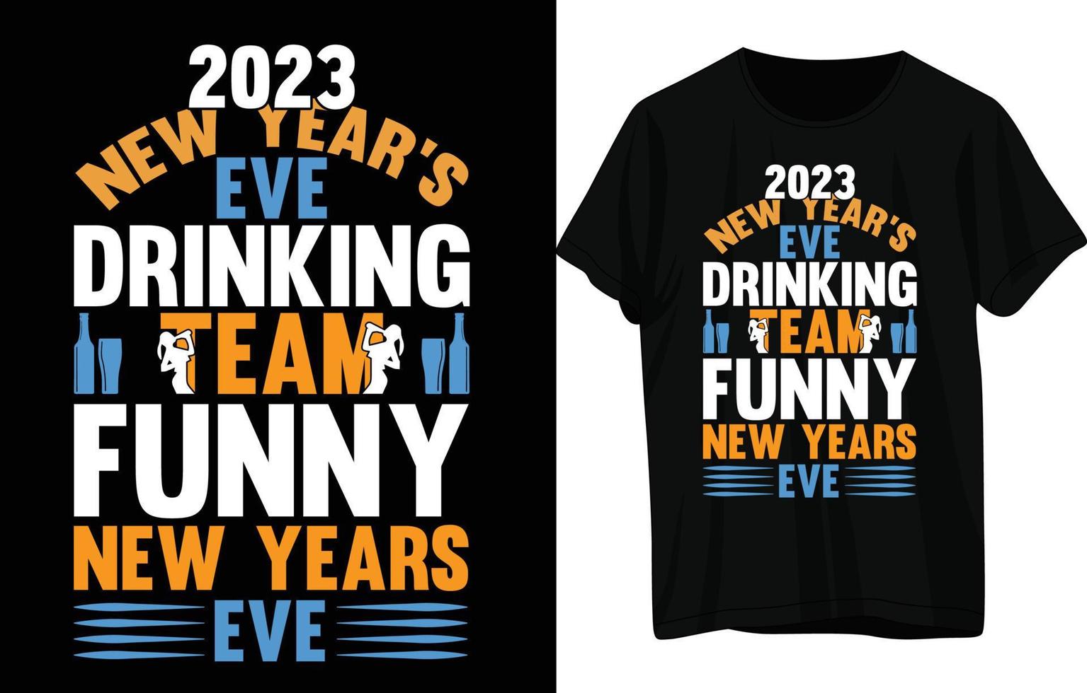 Niche Happy New Year T Shirt Design vector