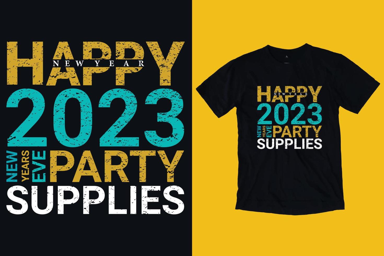 Niche Happy New Year T Shirt Design vector