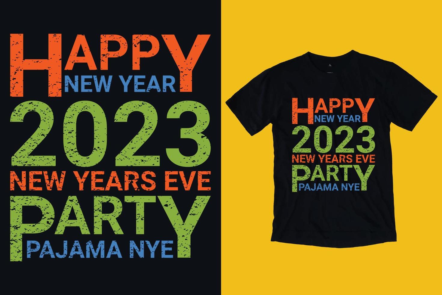 Niche Happy New Year T Shirt Design vector