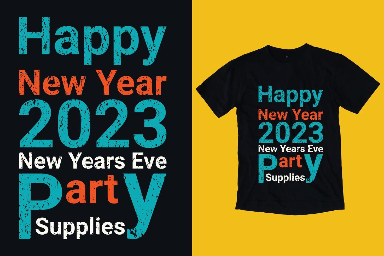 Niche Happy New Year T Shirt Design vector