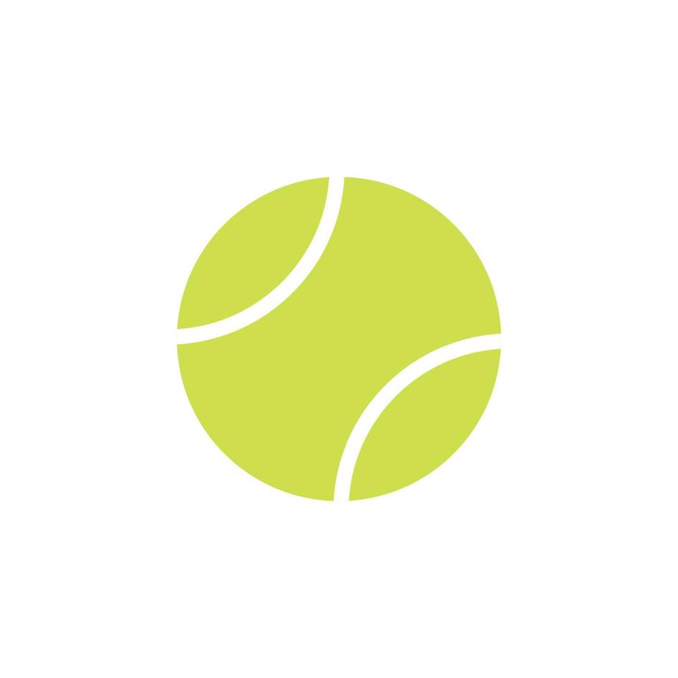 tennis ball icon vector