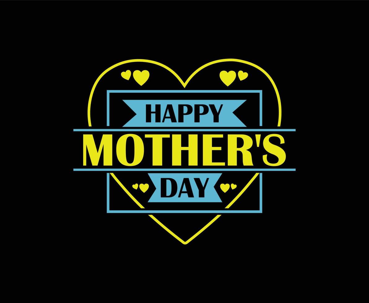 Happy Mother's Day illustration Vector T-shirt Design