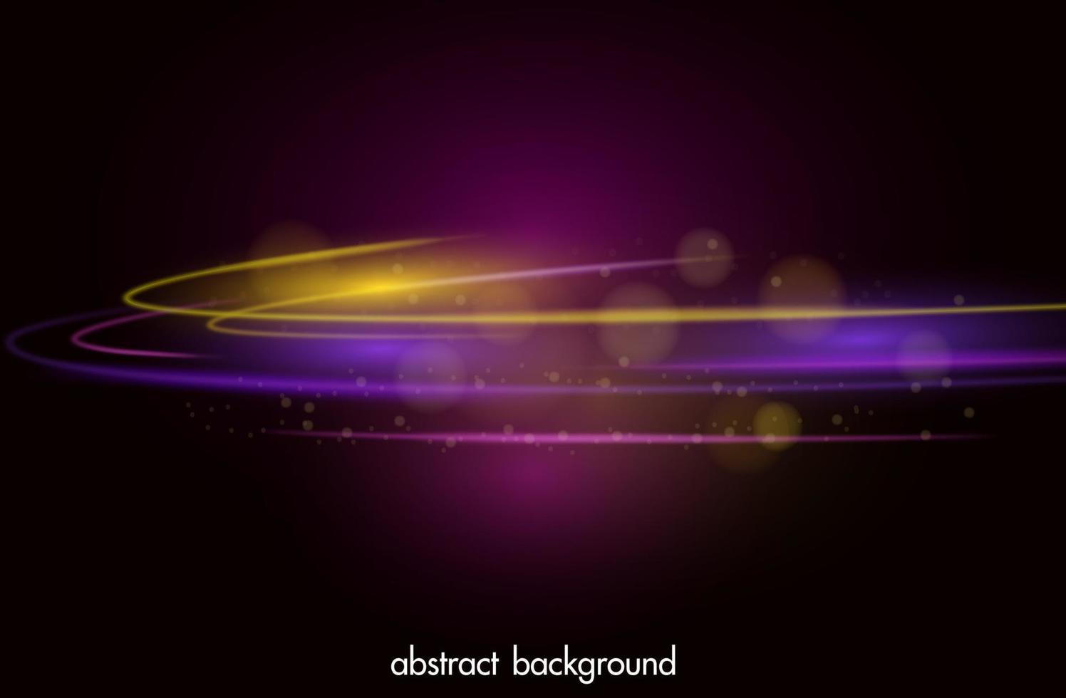 Background Abstract Glow Ring light effect  movement vector
