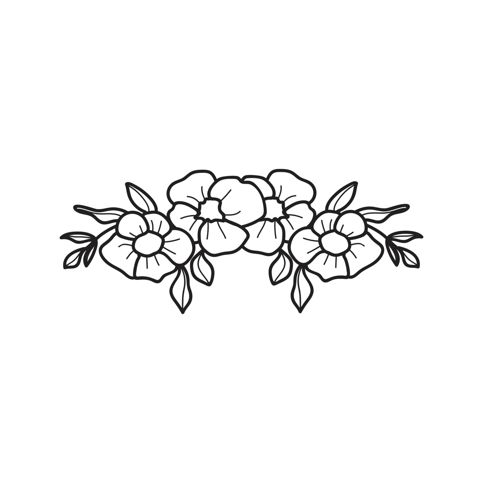 art-collection-of-natural-floral-herbal-leaves-flowers-in-silhouette