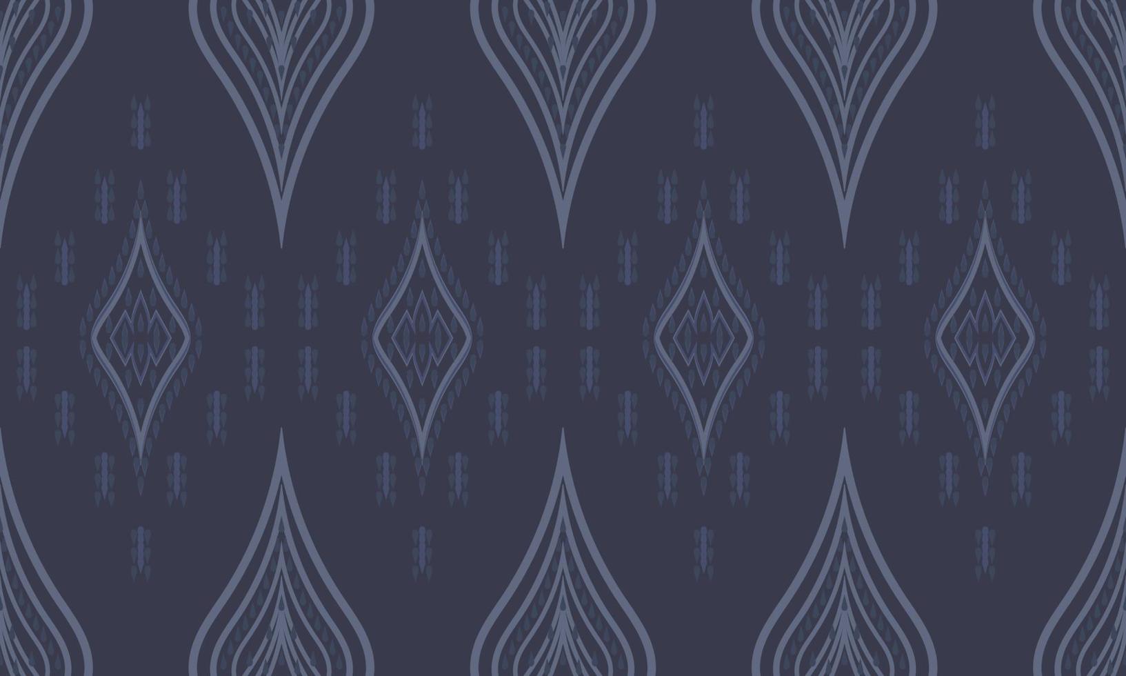 African ethnic textile fabric patterns dark background. Tribal motif geometry fabric seamless pattern vintage retro style. Royal luxurious ornate elegant ancient abstract ornament print vector. vector