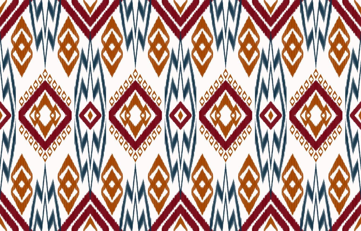 Royal luxurious ancient Ikat patterns. Geometric ethnic tribal vintage retro style. Fabric textile ikat seamless pattern. Indian African Asian navajo Aztec ikat print vector abstract background.