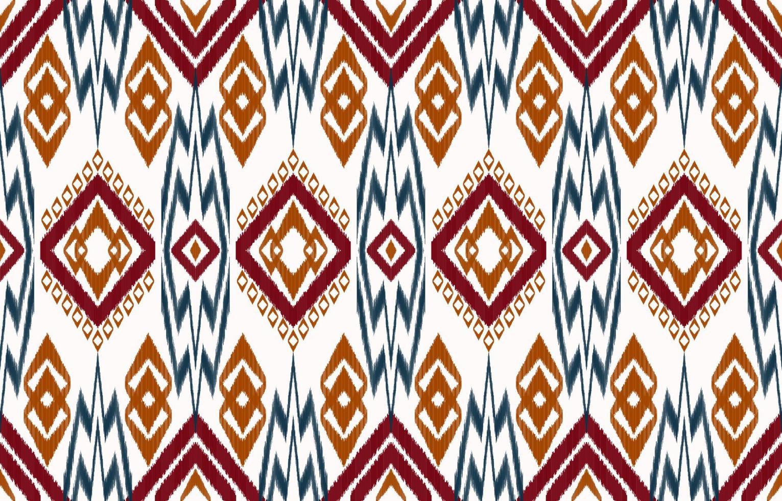 Royal luxurious ancient Ikat patterns. Geometric ethnic tribal vintage retro style. Fabric textile ikat seamless pattern. Indian African Asian navajo Aztec ikat print vector abstract background.