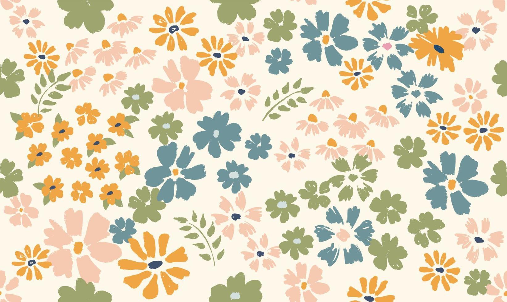 fondo floral para textil, traje de baño, cubiertas de patrón, superficie, papel pintado, papel de regalo. vector