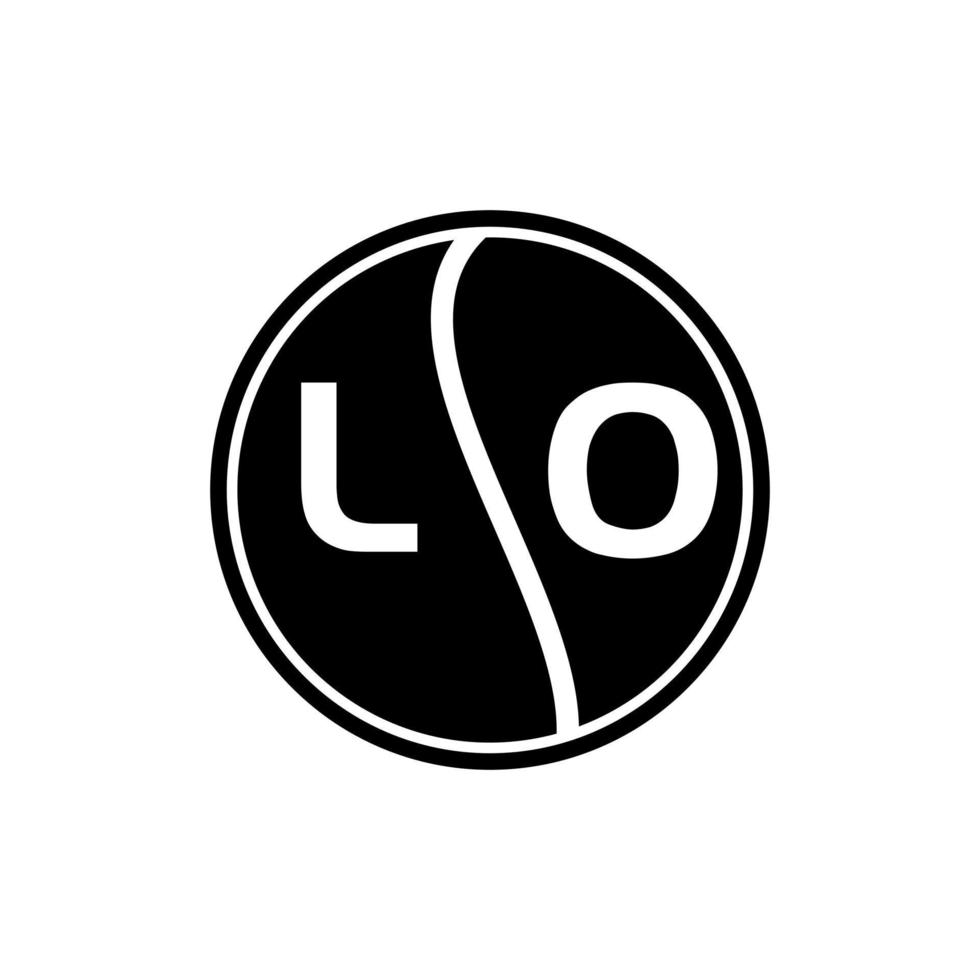 LO letter logo design.LO creative initial LO letter logo design . LO creative initials letter logo concept. vector