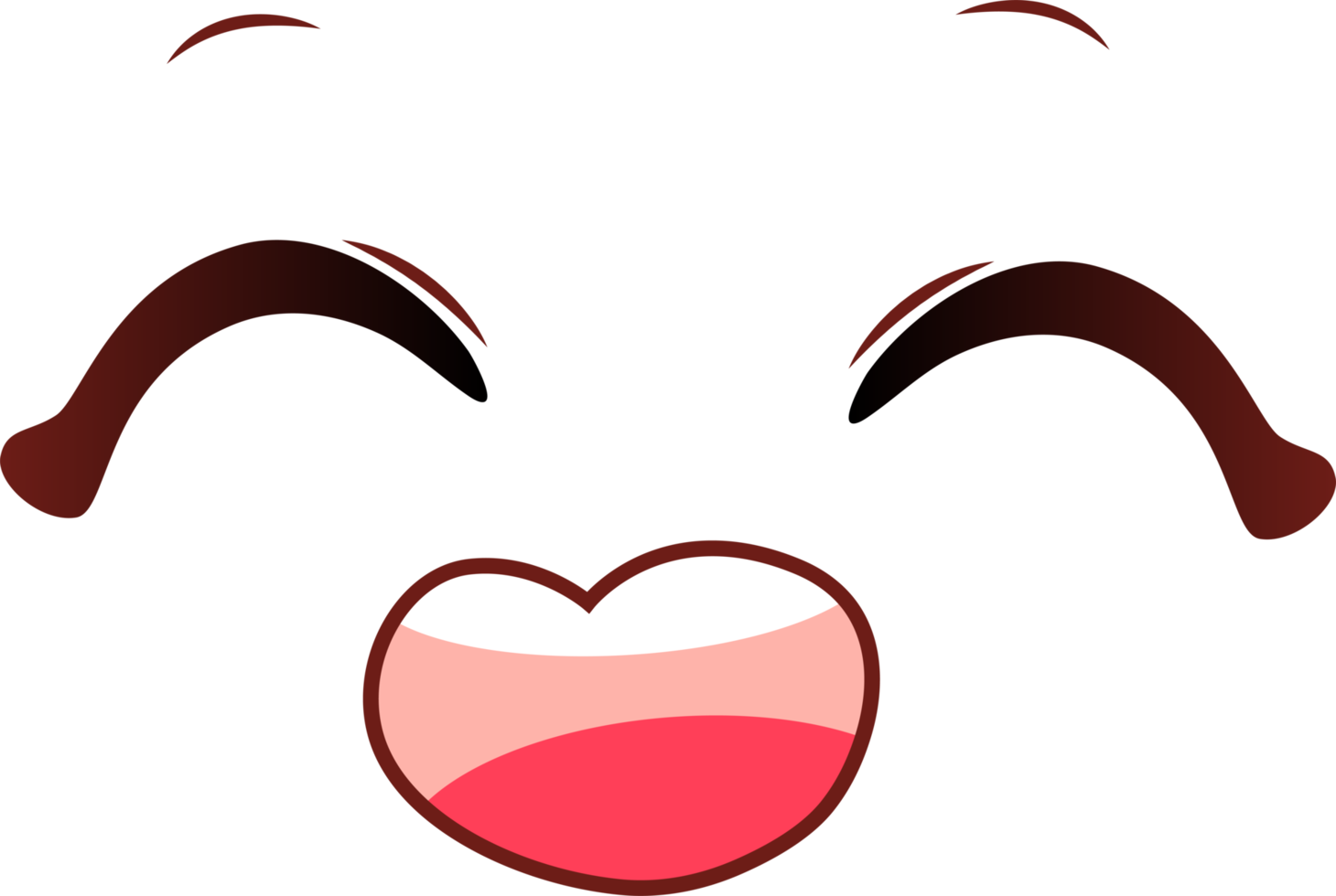 expressions of cartoon face png