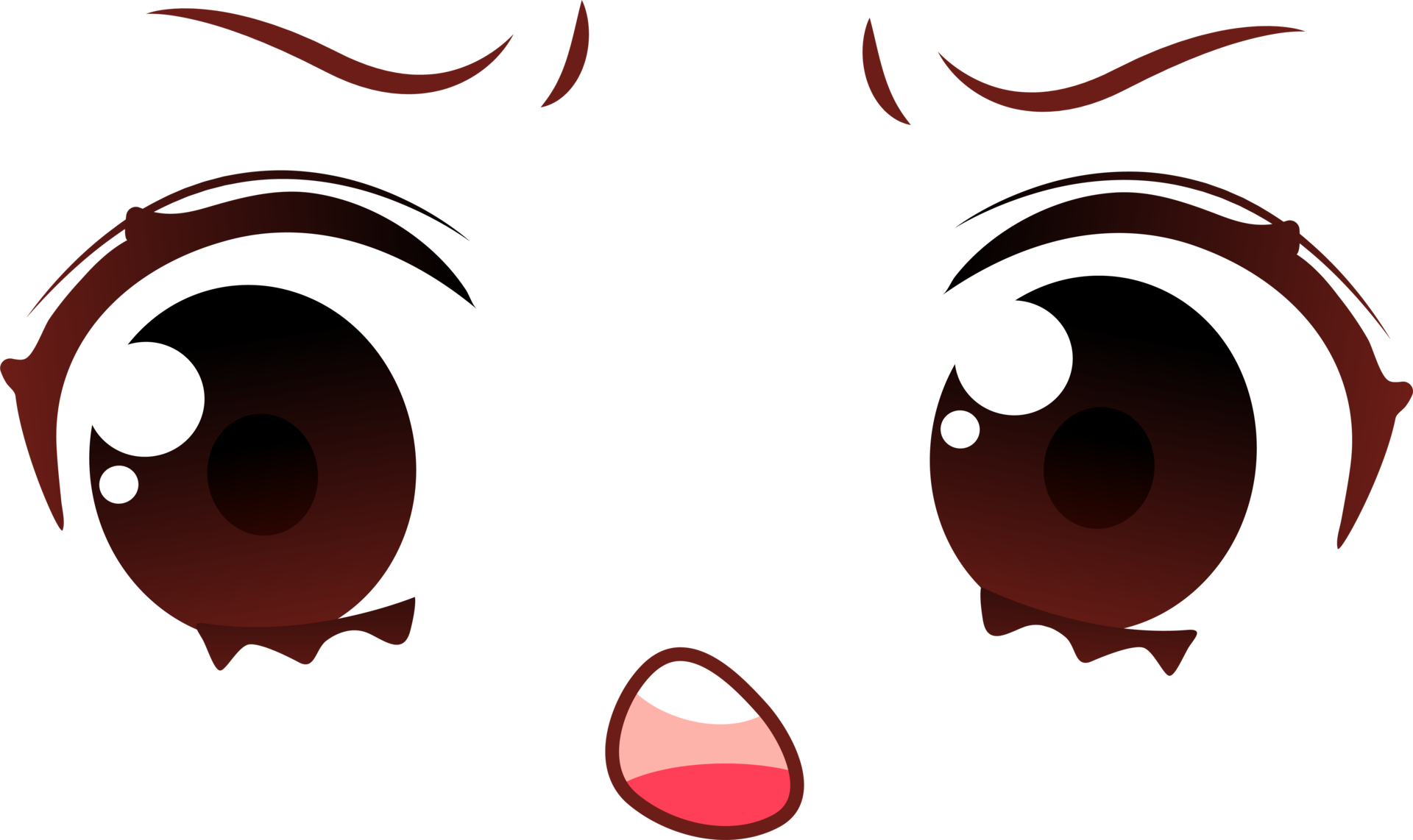 expressions of cartoon face 17398373 PNG