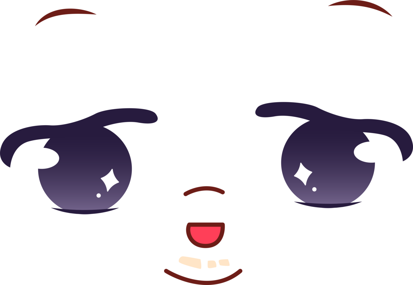 expressions of cartoon face png