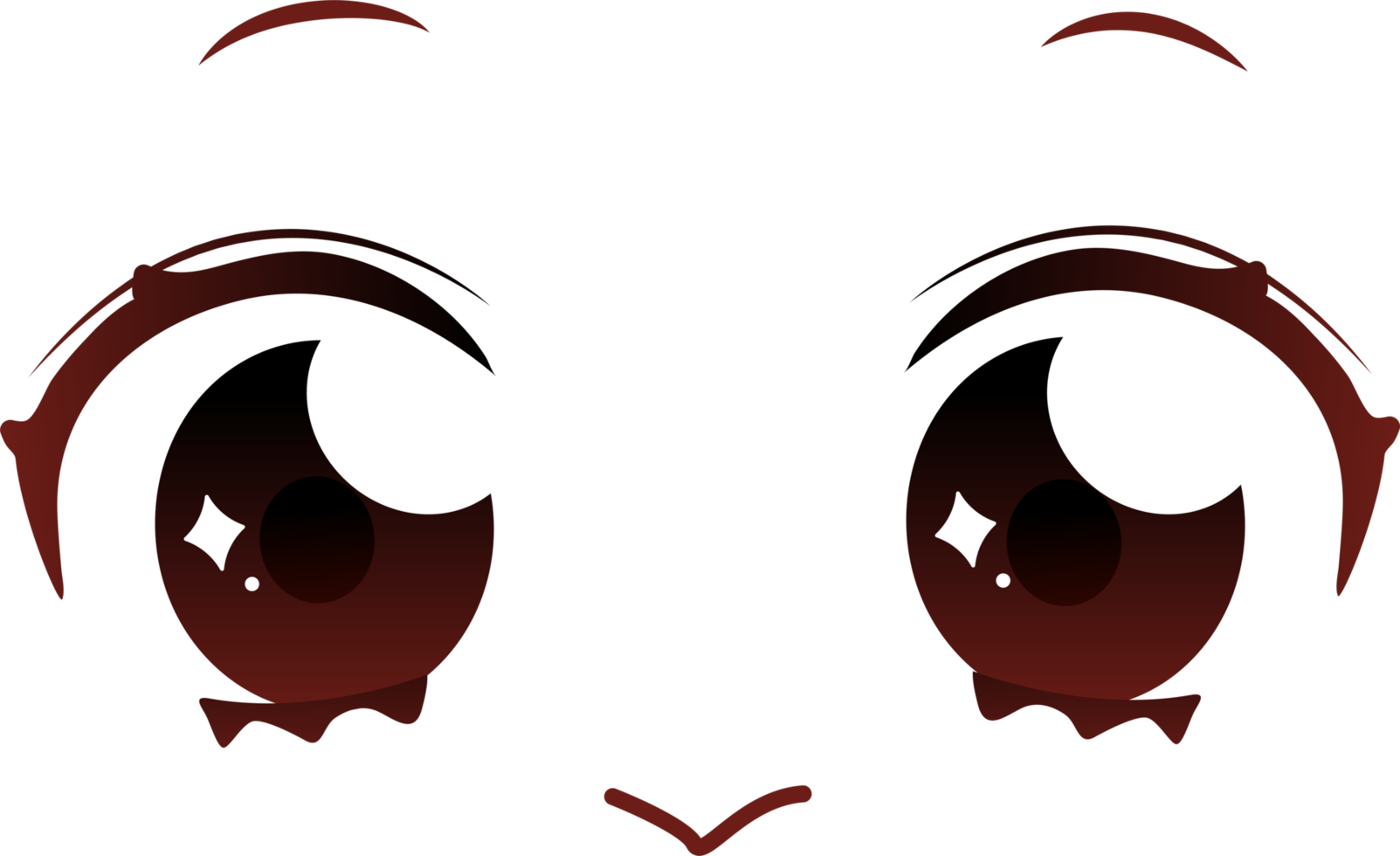 expressions du visage de dessin animé png