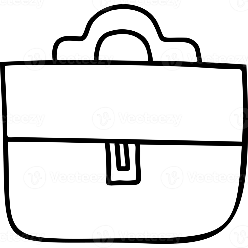 Business briefcase for papers 17398429 PNG