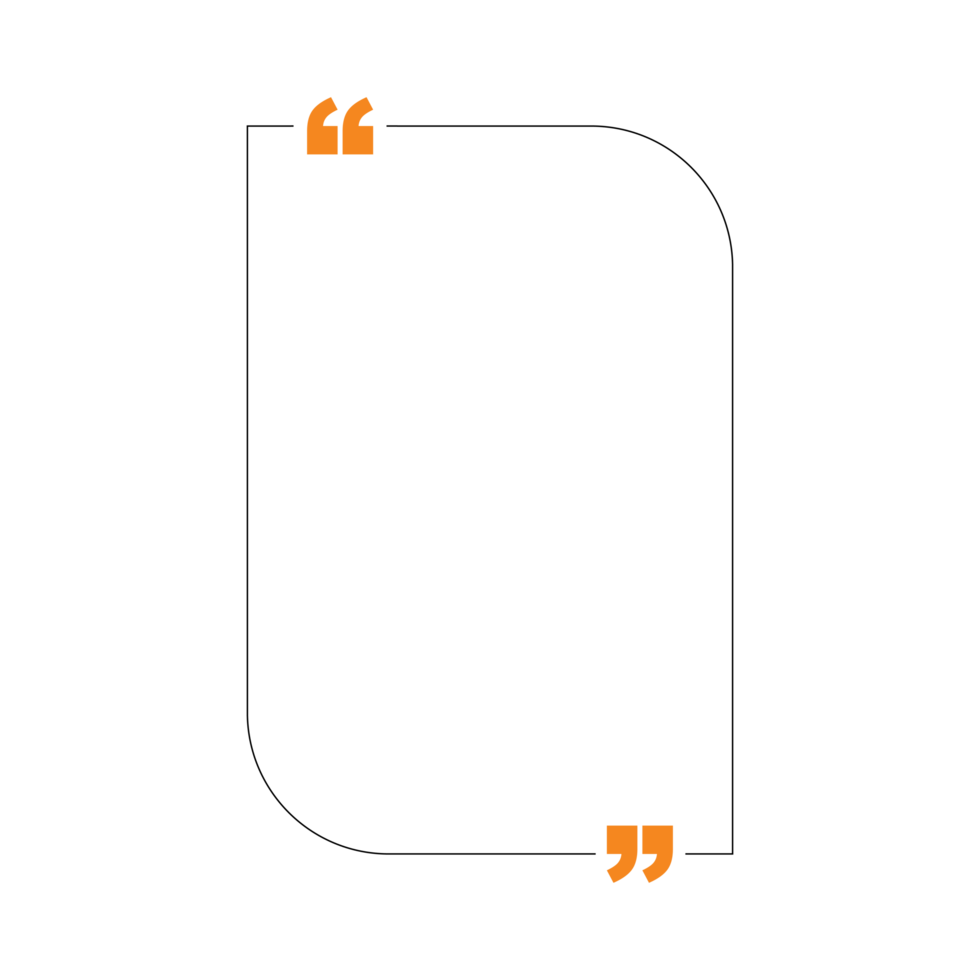 Simple shape border line for copy space png