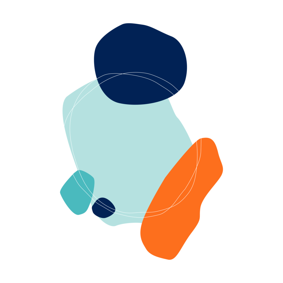 Abstract trendy shape for copy space png