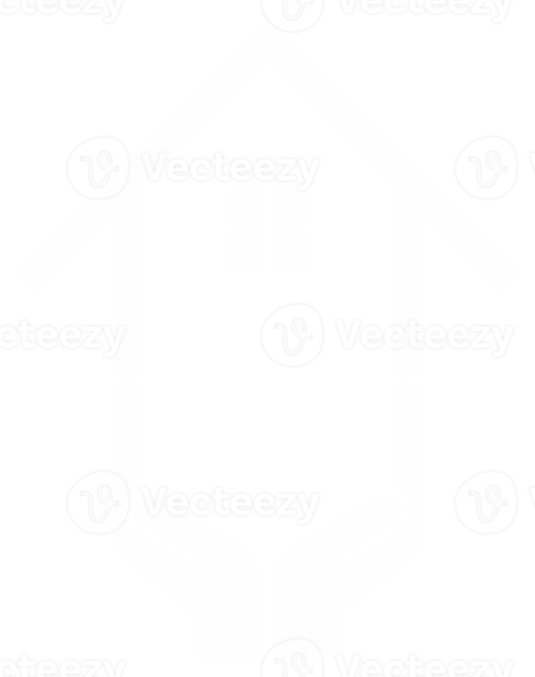 maison sur le symbole d'icône de main. illustration de la maison de rêve pour le logo, les applications, le site Web ou l'élément de conception graphique. formatpng png