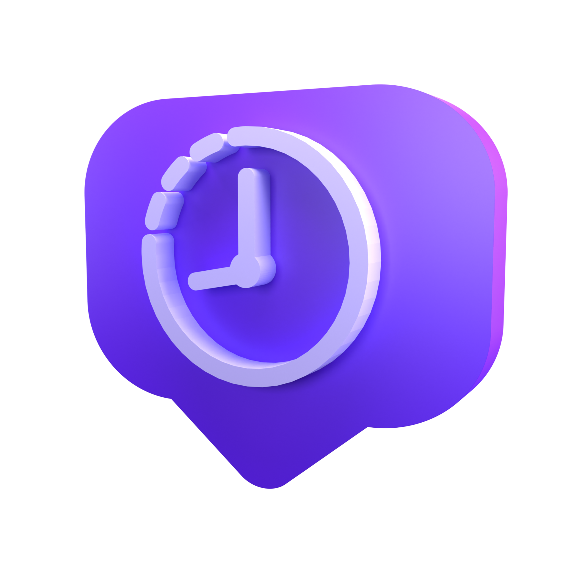 mídia social da história do ícone 3D isolada 17398637 PNG