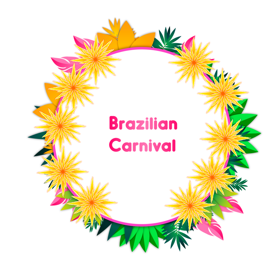 farbenfroher brasilianischer karneval oder mardi gras partybanner png