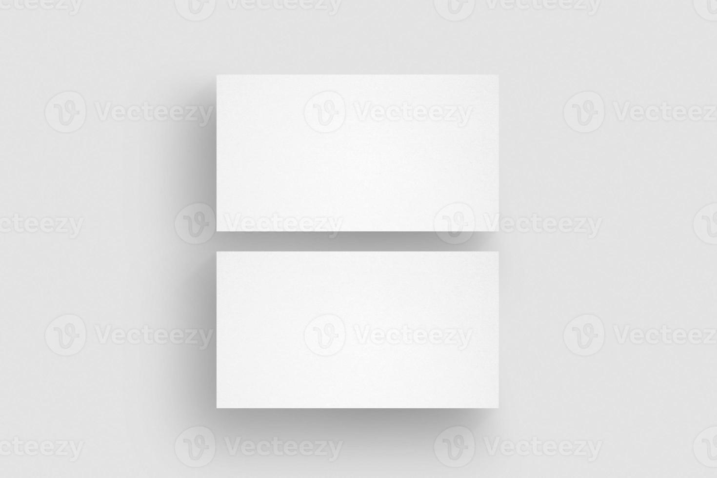 Clean minimal business card mockup photo