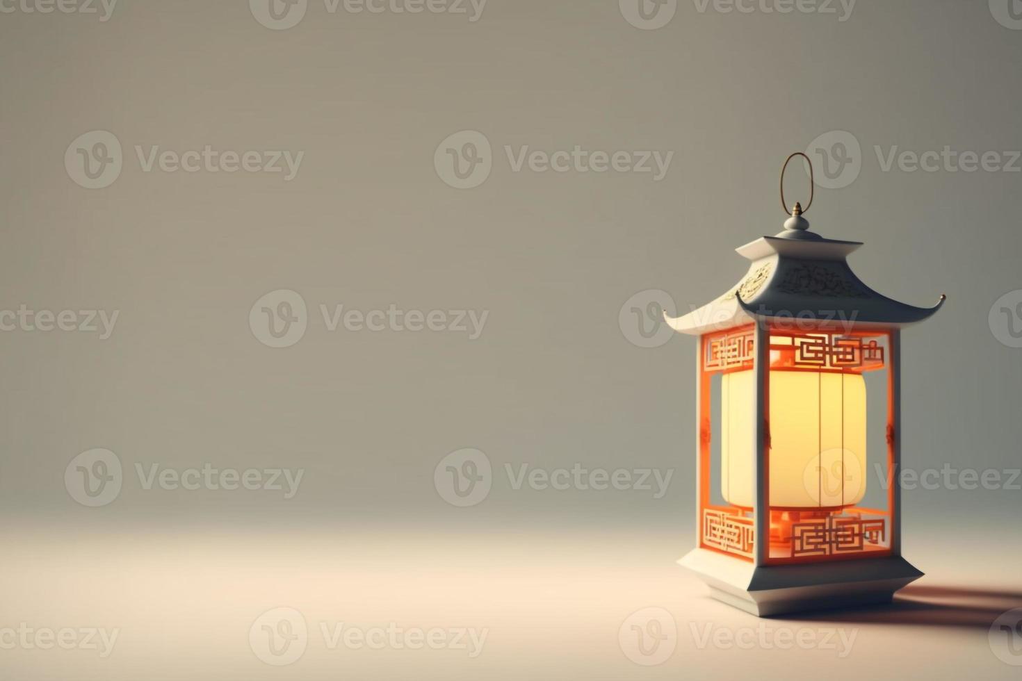 Lantern chinese 3d background realistic photo