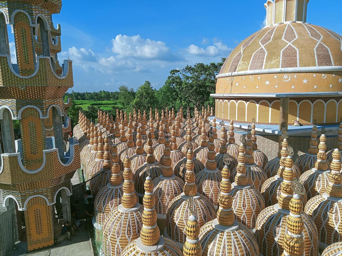 Beautiful dome  mosque photo