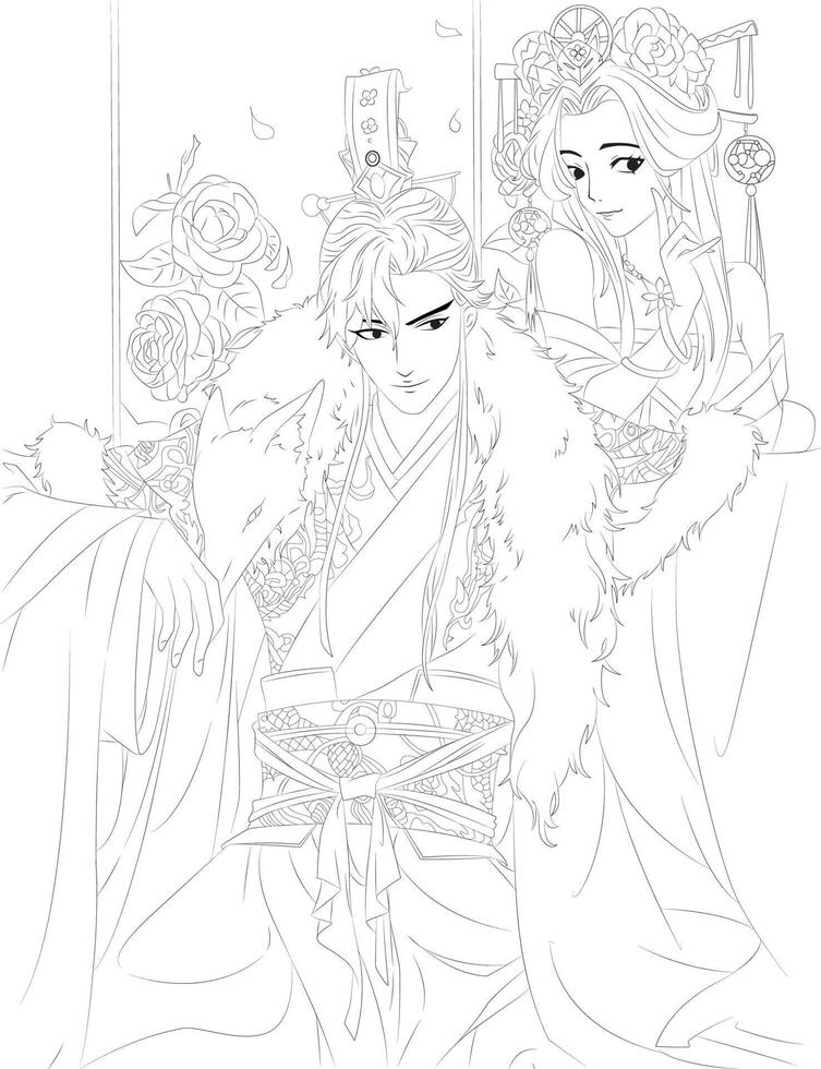 sweet couple,Anime warrior man sits on the throne next to his lover vector illustration in anime cartoon 17400305 Vector Art at Vecteezy sweet couple,Anime warrior man sits on the throne next to his lover vector illustration in anime cartoon 17400305 Vector Art at Vecteezy
