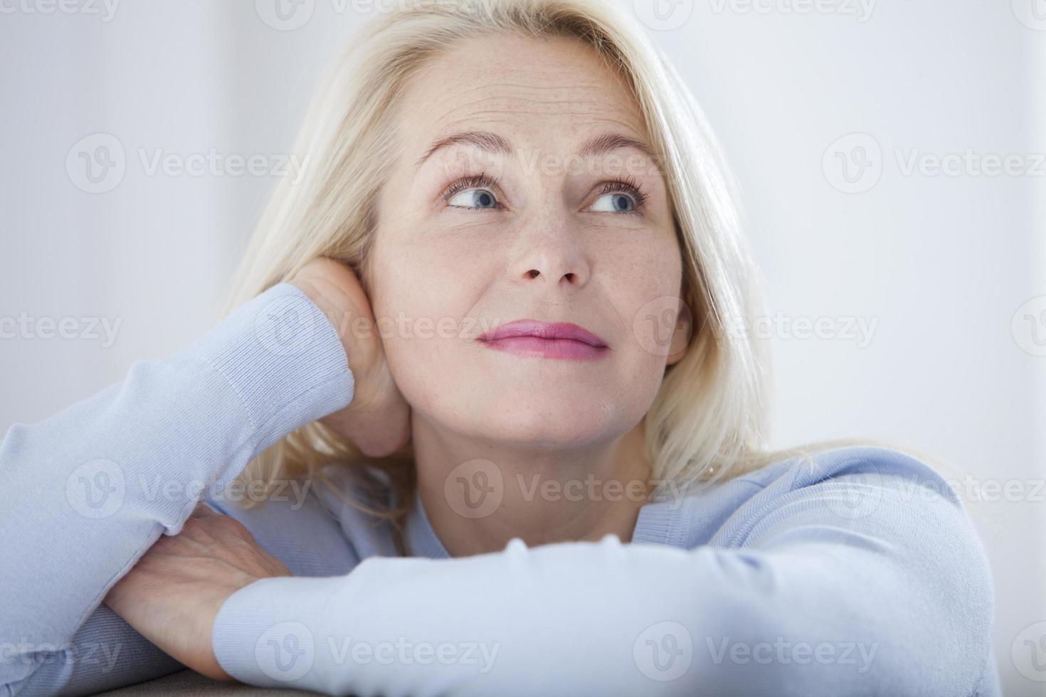 Active Beautiful Middleaged Woman Smiling Friendly And Looking Into The  Camera Woman39s Face Close Up Stock Photo - Download Image Now - iStock