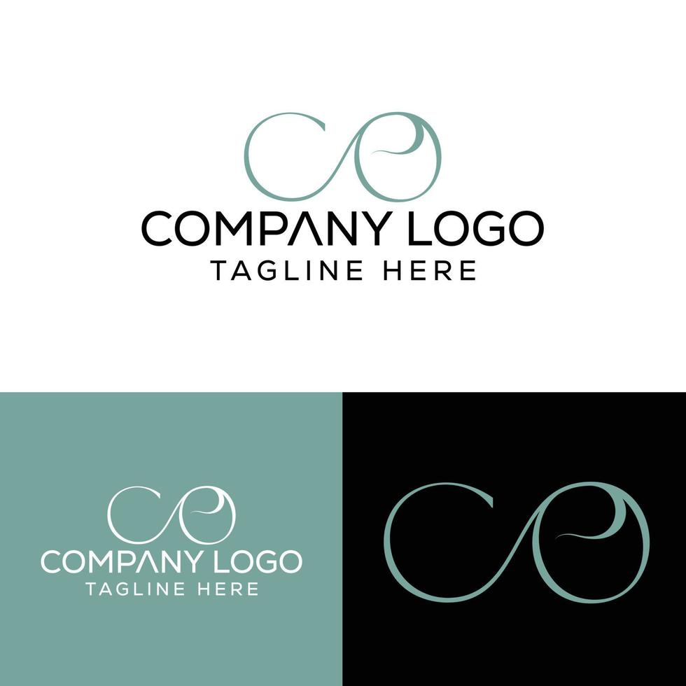 Initial Letter CO Logo Design Monogram Creative Modern Sign Symbol Icon vector