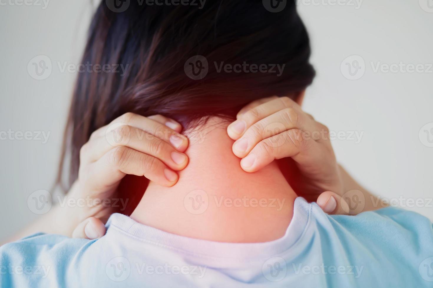 Shoulder pain is pain that occurs in the shoulder area. photo