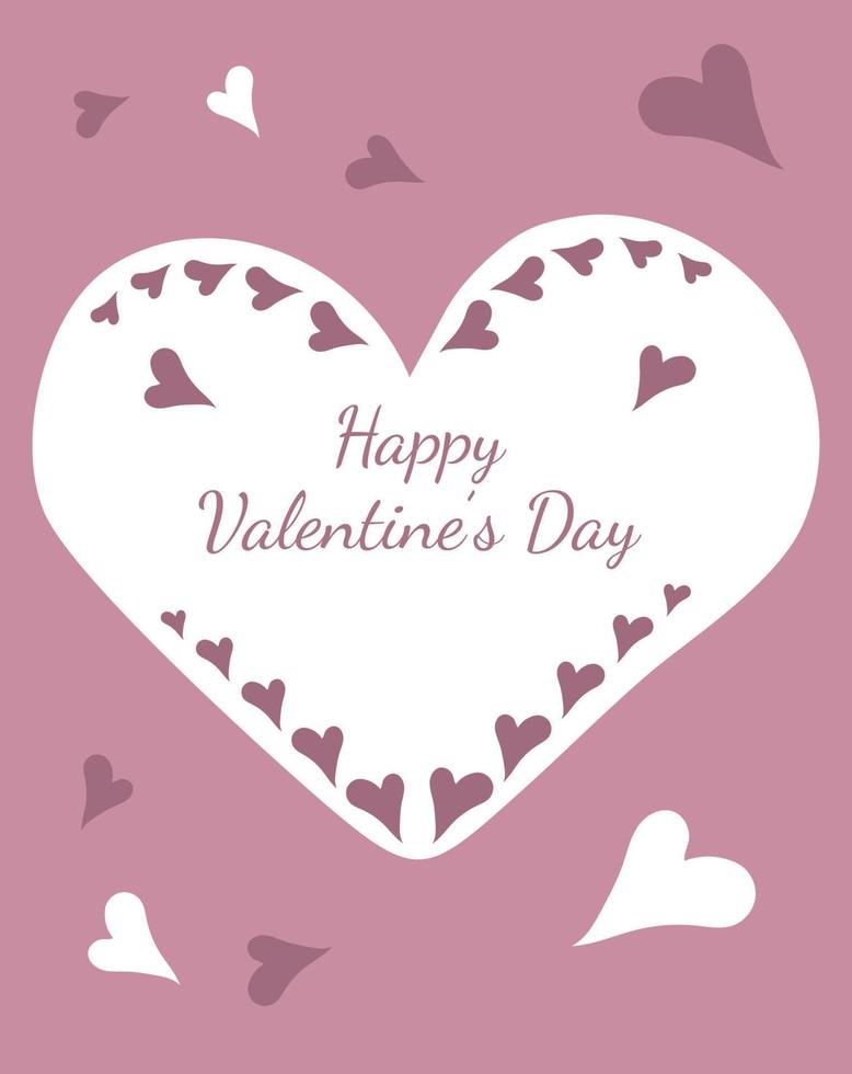 Happy Valentine's Day card vector
