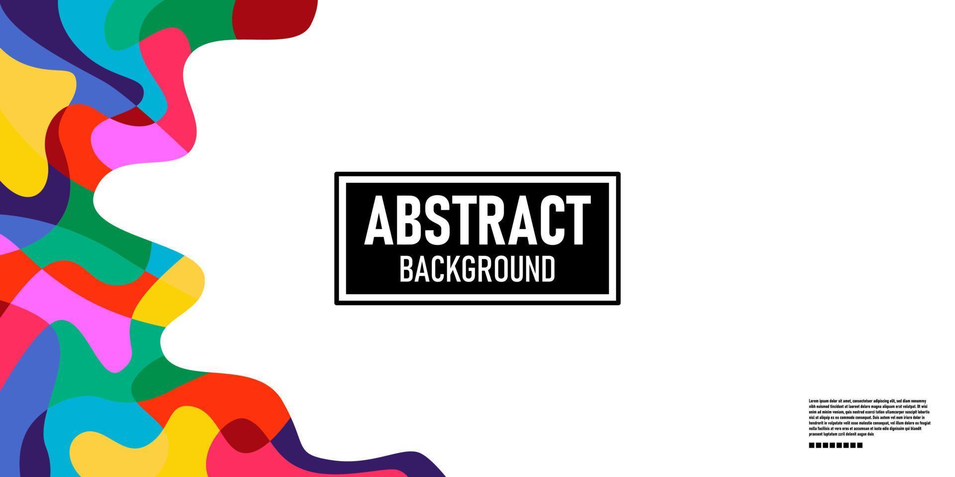 full color liquid abstract background vector