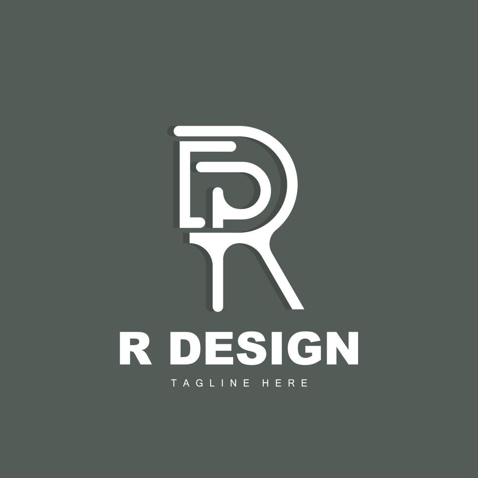 R Letter Logo, Alphabet Vector, Initial R Product Brand Logotype Design vector