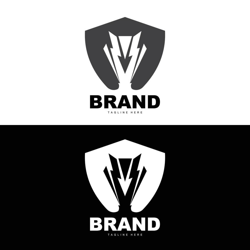 Trophy Logo Design, Award Winner Championship Trophy Vector, Success Brand vector