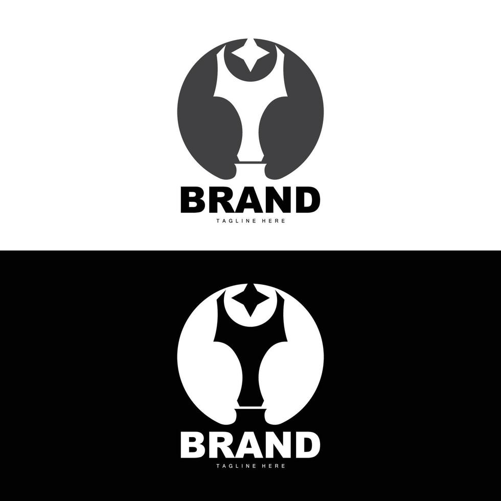 Trophy Logo Design, Award Winner Championship Trophy Vector, Success Brand vector