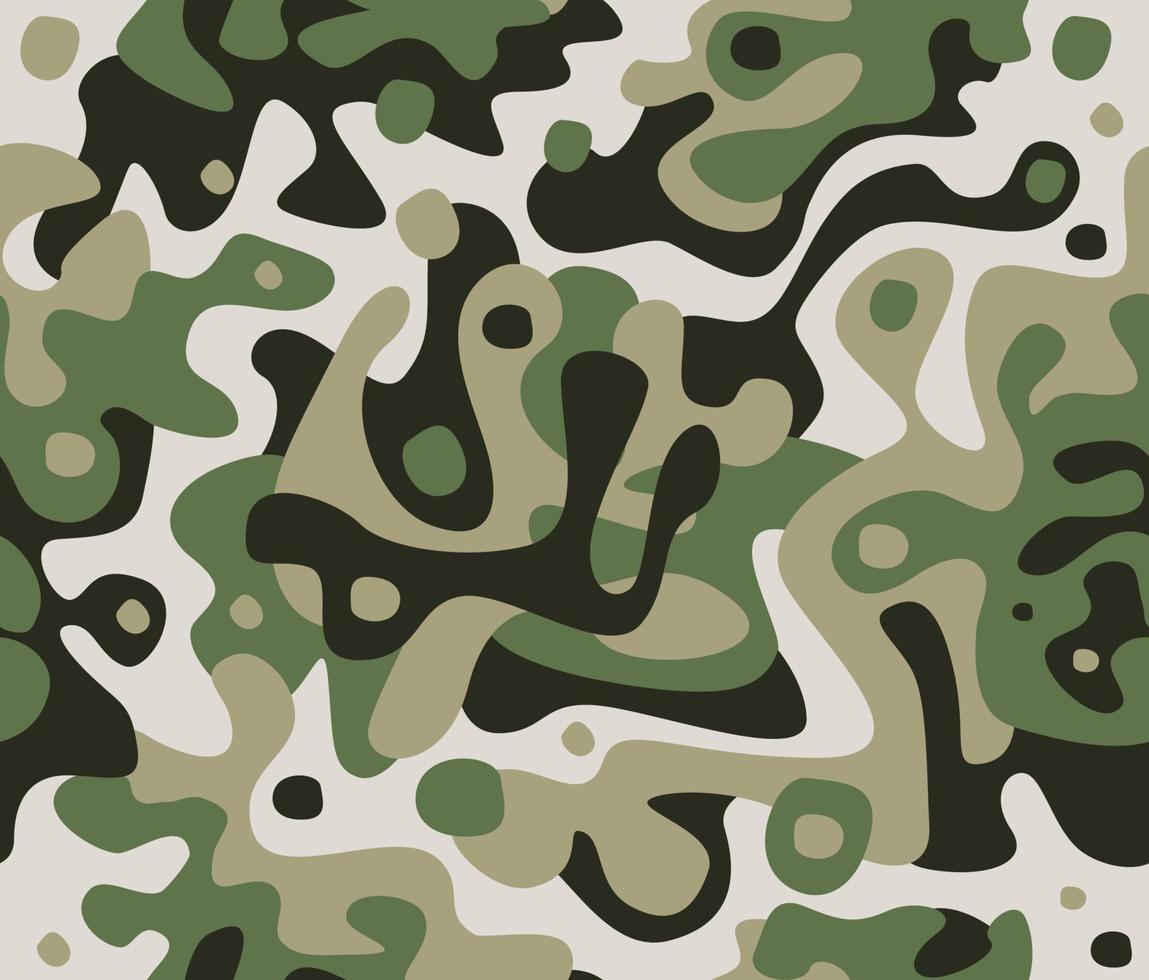 patrón transparente de camuflaje. fondo militar moderno abstracto. vector