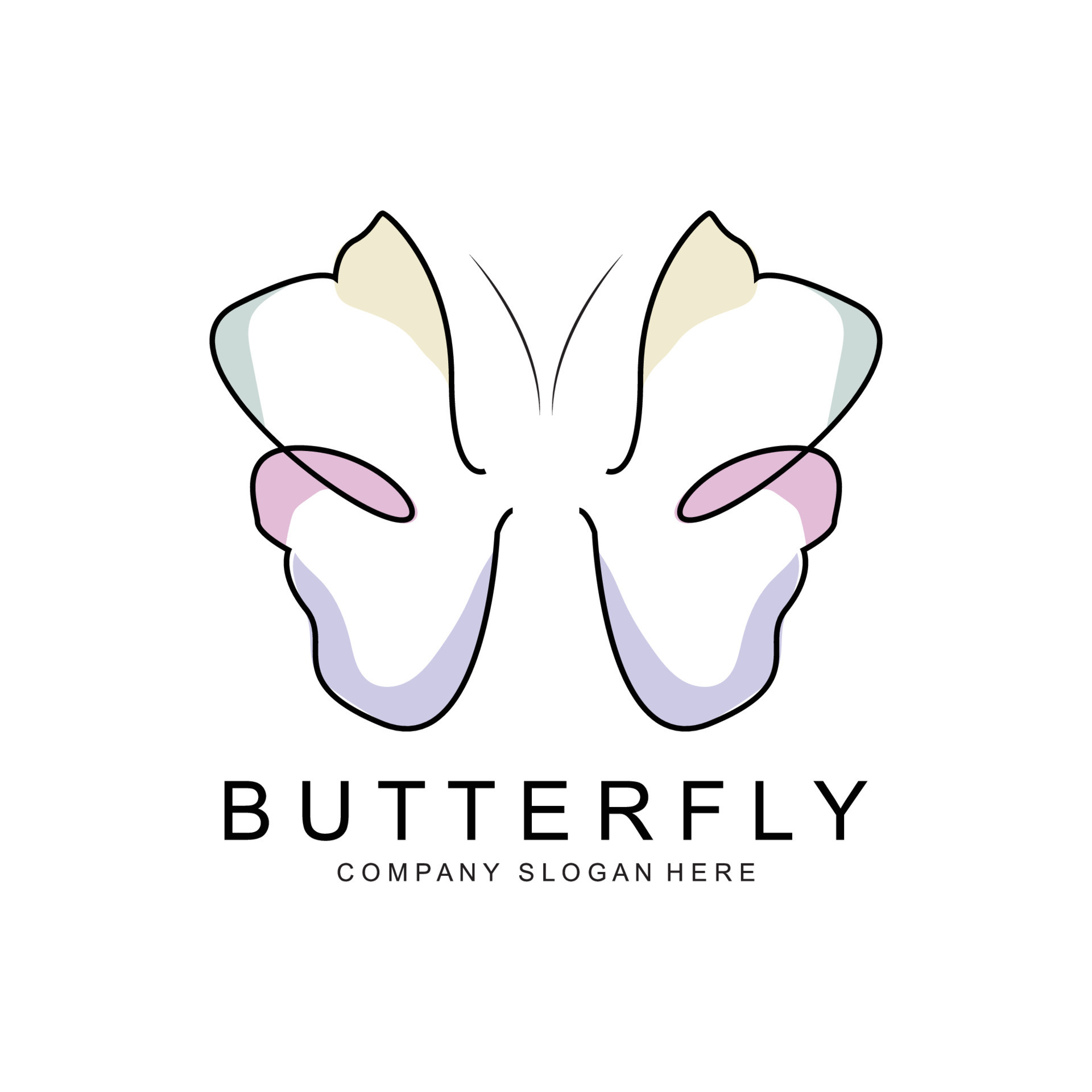 Butterfly Logo Design Beautiful Flying Animal Company Brand Icon butterfly-logo-design-beautiful-flying-animal-company-brand-icon